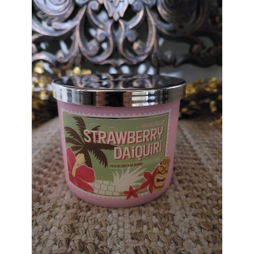 Strawberry Daiquiri - Goose Creek 3-wick Candle